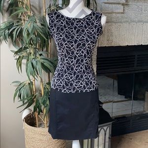 Classy black & white top